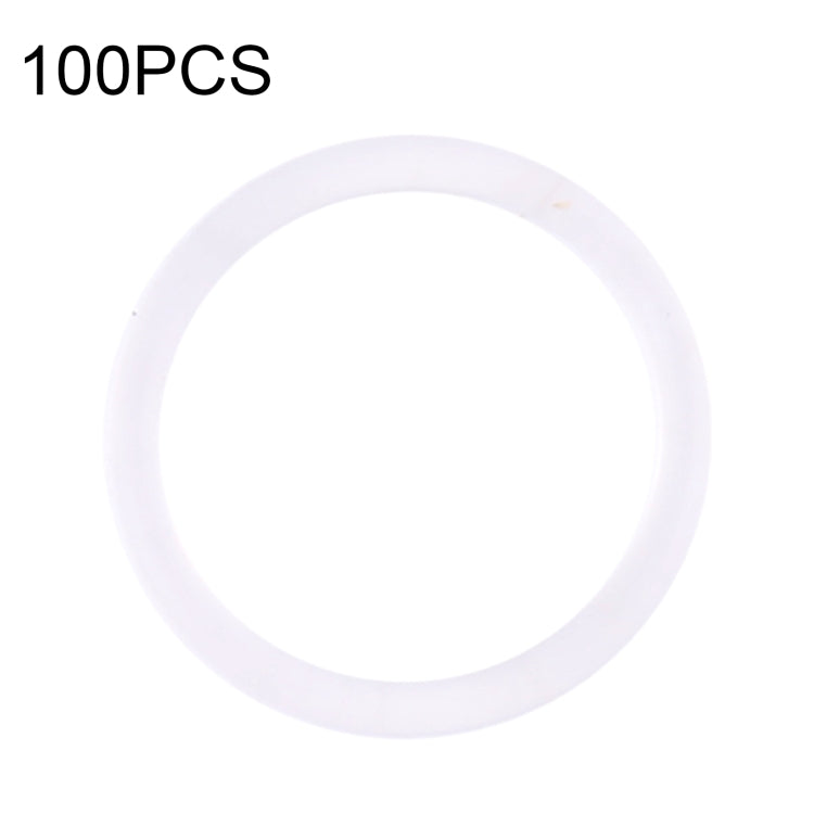 100 PCS Rear Camera Waterproof Rings for iPhone X-12 Pro Max, 100pcs for iPhone X-12 Pro Max (Black), 100pcs for iPhone X-12 Pro Max (White)