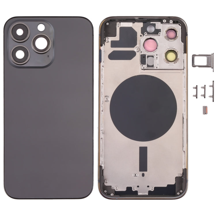 Back Housing Cover with SIM Card Tray & Side  Keys & Camera Lens for iPhone 13 Pro, For iPhone 13 Pro(with SIM Card Tray), For iPhone 13 Pro (with SIM Card Tray), For iPhone 13 Pro