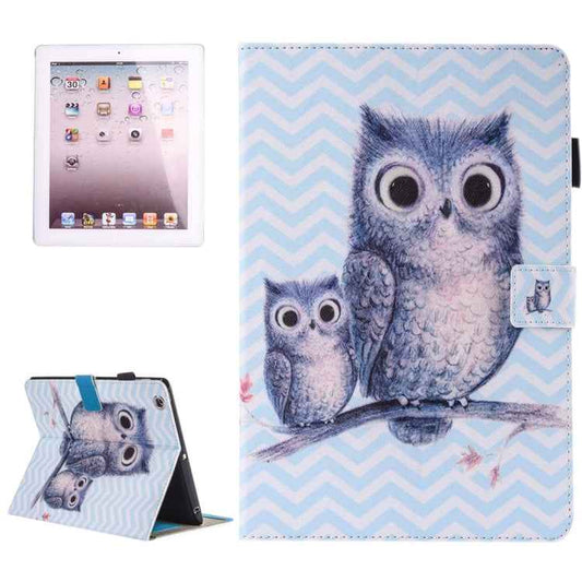 For iPad 4 / 3 / 2  Horizontal Flip Leather Case with Holder & Wallet & Card Slots & Pen Slot