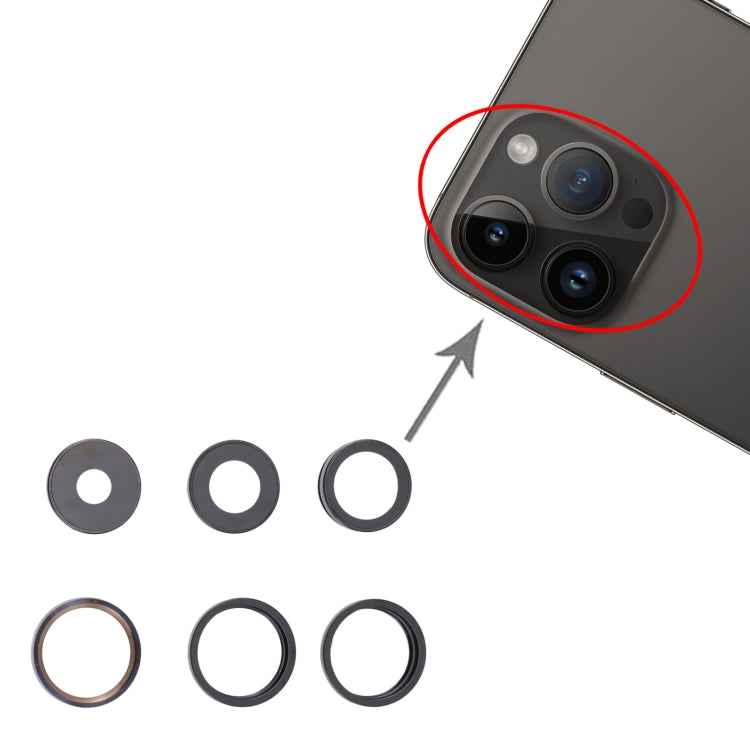 For iPhone 14 Pro Max Camera Lens Cover, For iPhone 14 Pro Max, For iPhone 14 Pro Max(Deep Purple) - BSPART