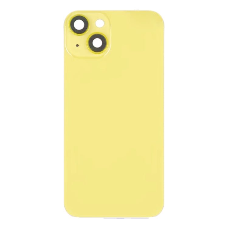 For iPhone 14 Plus Glass Battery Back Cover with Flash Bracket + Wireless Charging Module
