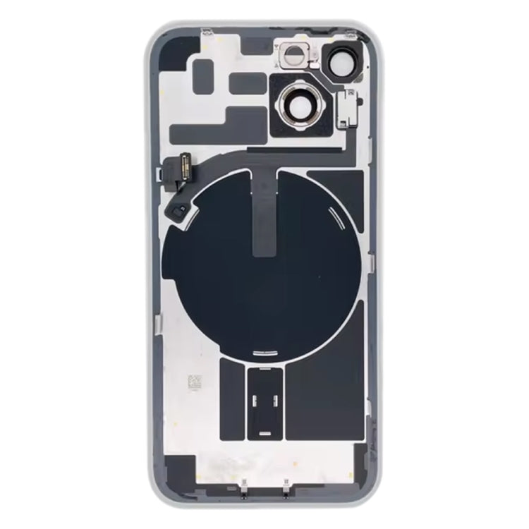 For iPhone 14 Glass Battery Back Cover with Flash Bracket + Wireless Charging Module, For iPhone 14