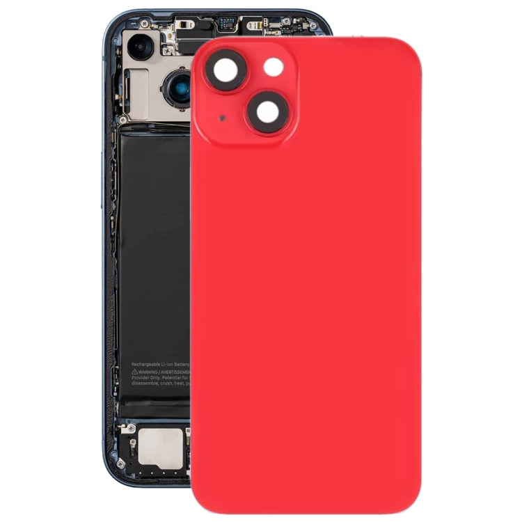 For iPhone 14 Glass Battery Back Cover with Flash Bracket + Wireless Charging Module, For iPhone 14