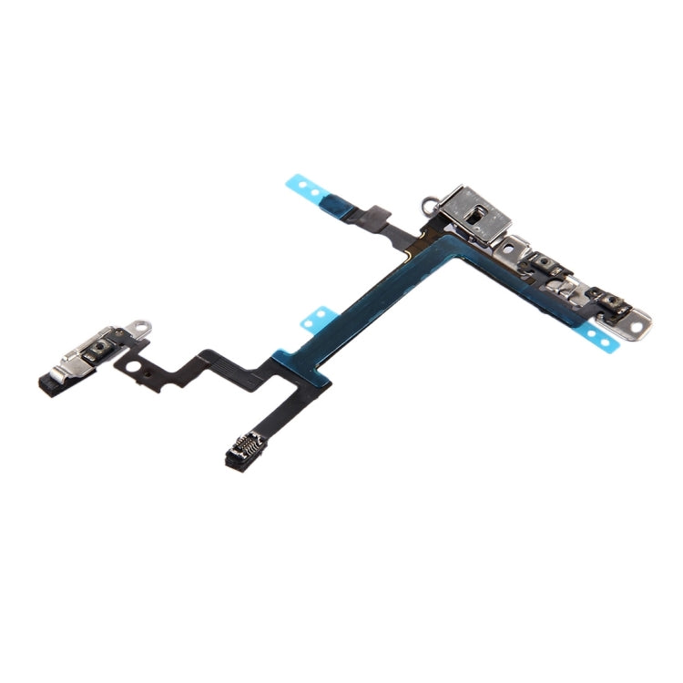 Power Button & Volume Button Flex Cable with Brackets for iPhone 5, For iPhone 5