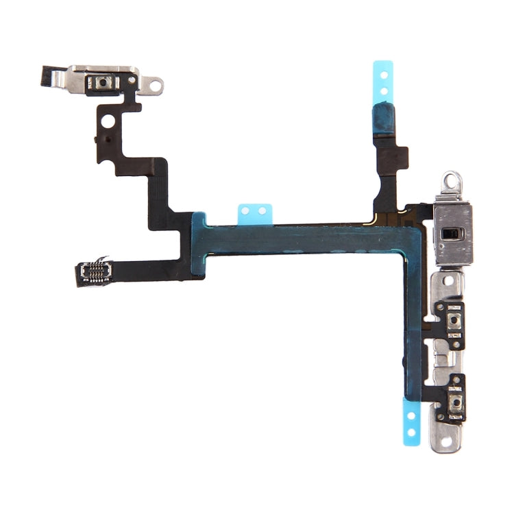 Power Button & Volume Button Flex Cable with Brackets for iPhone 5, For iPhone 5