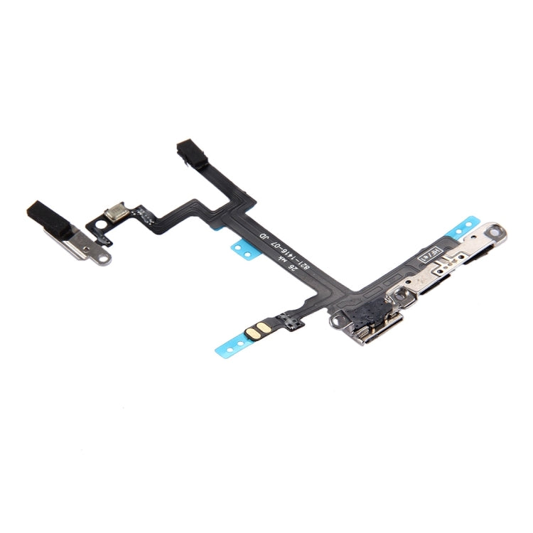 Power Button & Volume Button Flex Cable with Brackets for iPhone 5, For iPhone 5