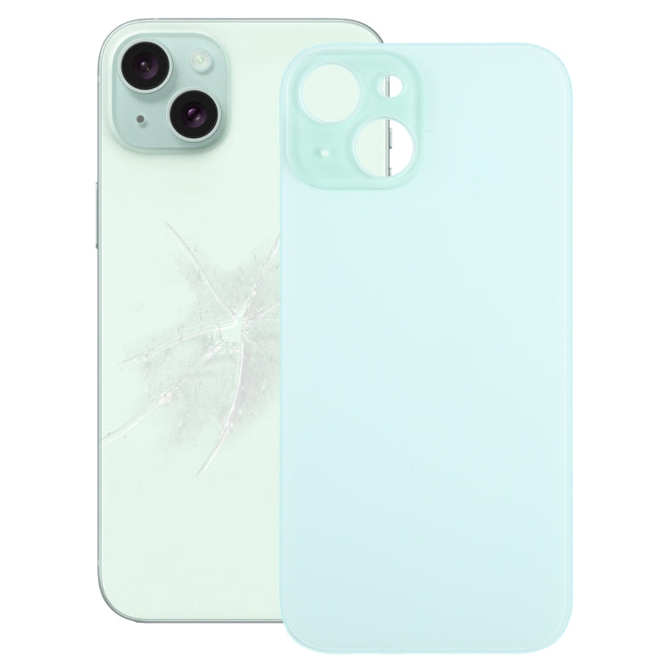 Easy Replacement Big Camera Hole Glass Back Battery Cover for iPhone 15, For iPhone 15(Not Disassemble)