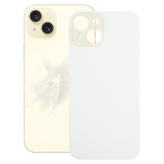 Easy Replacement Big Camera Hole Glass Back Battery Cover for iPhone 15, For iPhone 15(Not Disassemble)