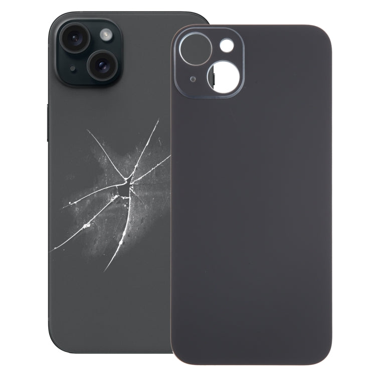 Easy Replacement Big Camera Hole Glass Back Battery Cover for iPhone 15 Plus, For iPhone 15 Plus(Not Disassemble)