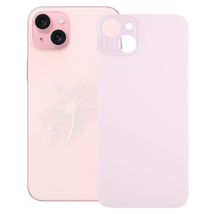 Easy Replacement Big Camera Hole Glass Back Battery Cover for iPhone 15 Plus, For iPhone 15 Plus(Not Disassemble)