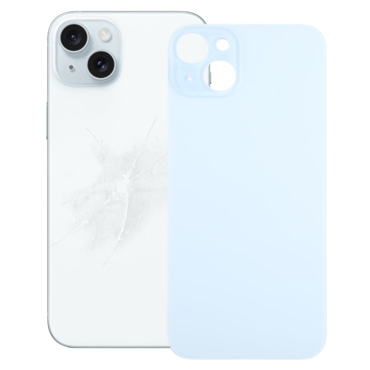 Easy Replacement Big Camera Hole Glass Back Battery Cover for iPhone 15 Plus, For iPhone 15 Plus(Not Disassemble)
