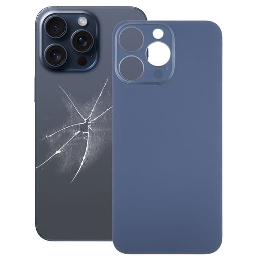 For iPhone 15 Pro Max Easy Replacement Big Camera Hole Glass Back Battery Cover, For iPhone 15 Pro Max(Not Disassemble)
