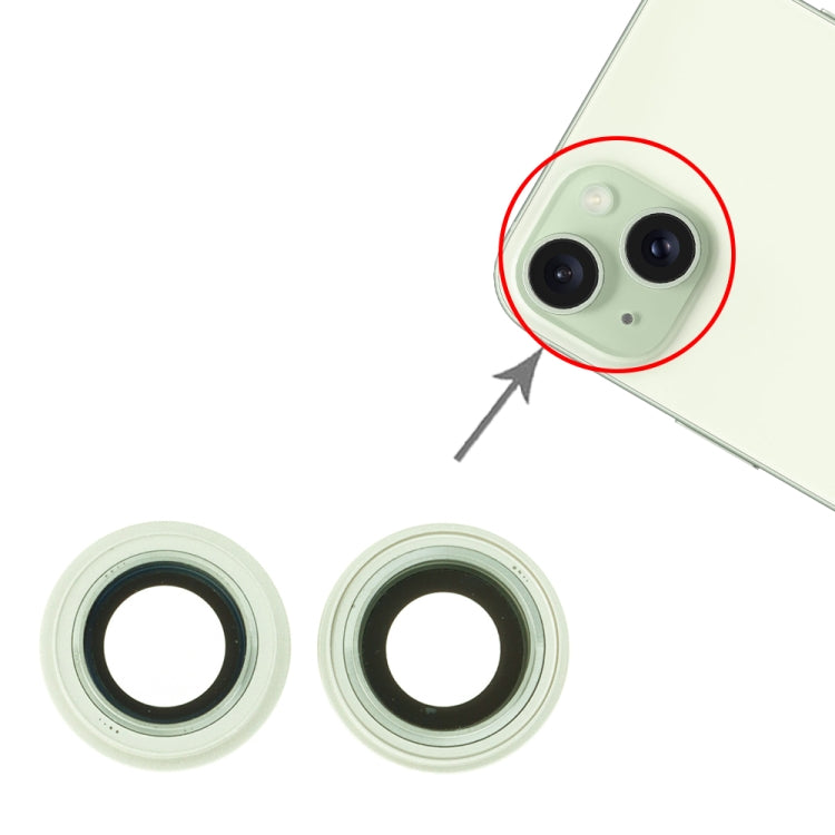 For iPhone 15 / 15 Plus 1set Camera Lens Cover, For iPhone 15 / 15 Plus, For iPhone 15 / 15 Plus (Pink)