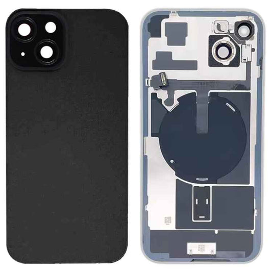 For iPhone 15 Plus Glass Battery Back Cover with Flash Bracket + Wireless Charging Module, For iPhone 15 Plus