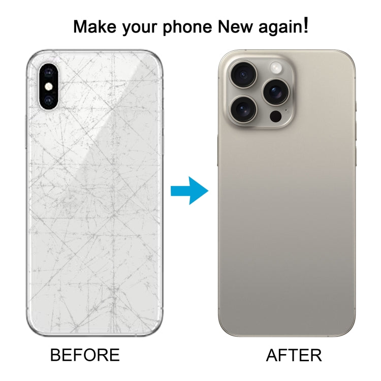Back Cover with Appearance Imitation of iP15 Pro Max for iPhone XS Max, For iPhone XS Max to iP15 Pro Max