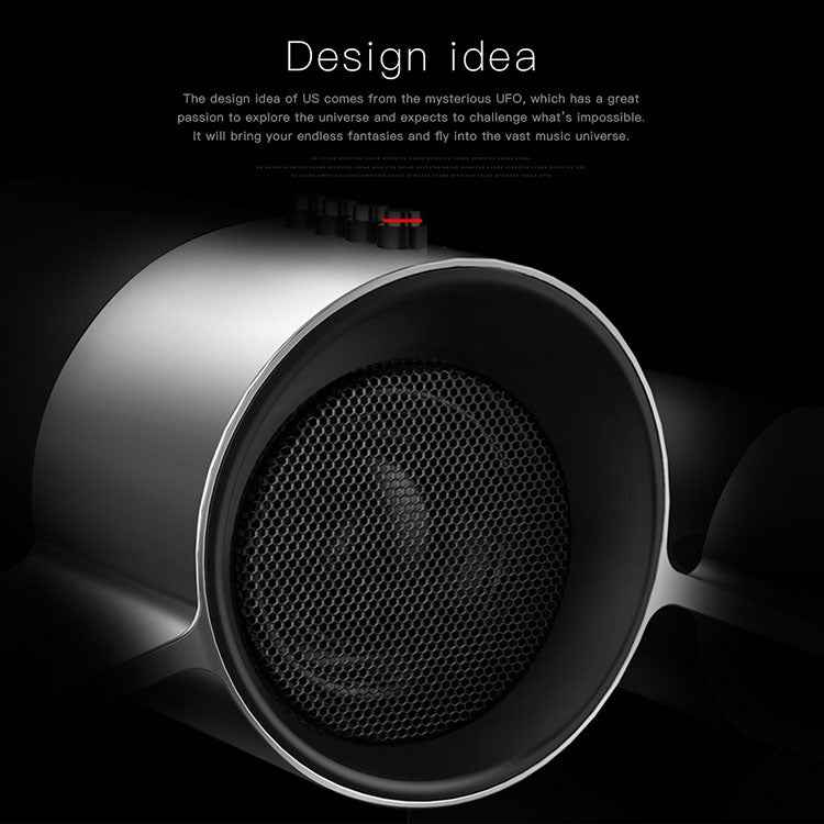 Bluedio US Wireless Bluetooth Satellite Speaker System with Mic