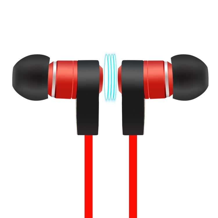 BT-KDK61 CVC6.0 Noise Reduction Stereo Magnetic Wireless Sports Bluetooth Earphone, Support Wire-control