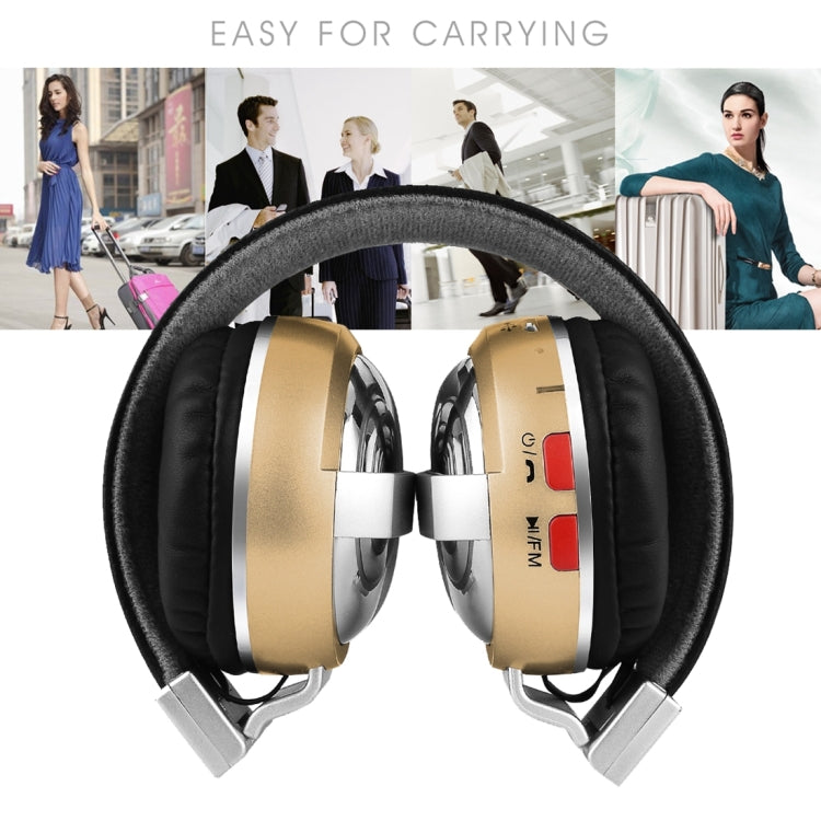 BTH-868 Stereo Sound Quality V4.2 Bluetooth Headphone, Bluetooth Distance: 10m, Support 3.5mm Audio Input & FM