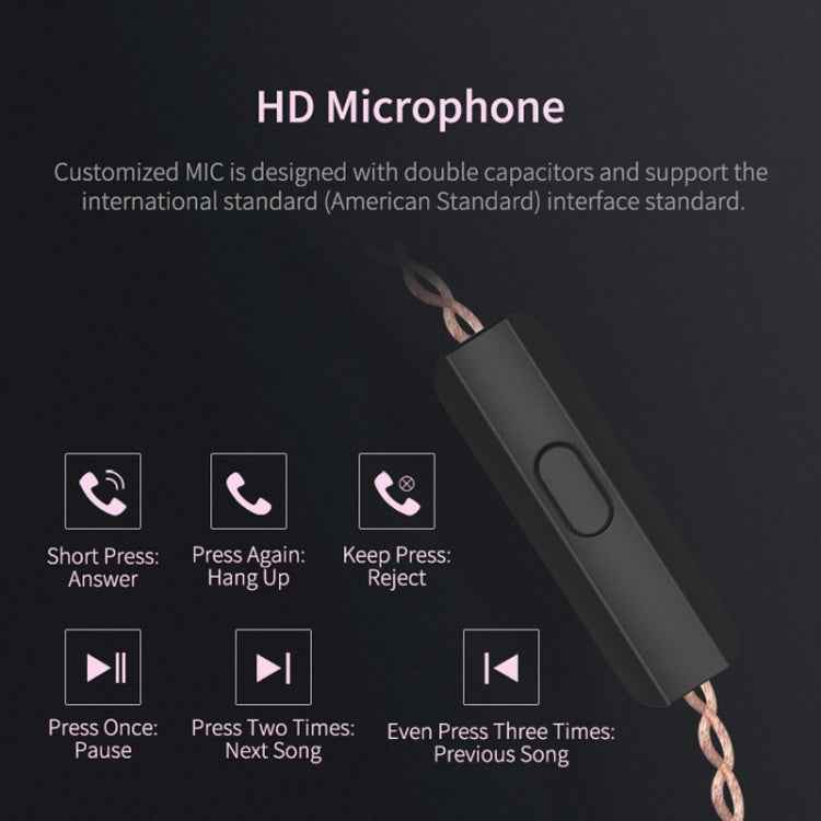 KZ ZSN Circle Iron Moving Iron Quad-core Wired Control In-ear Mega Bass HiFi Earphone with Microphone