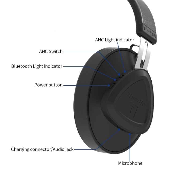 Bluedio TMS Bluetooth Version 5.0 Headset Bluetooth Headset Can Connect Cloud Data to APP