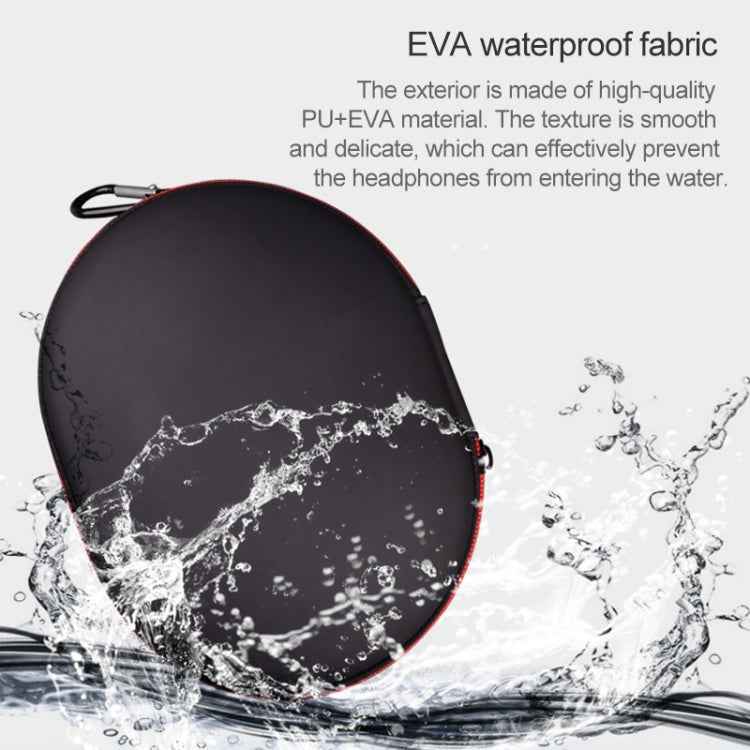 Portable EVA Hard Waterproof Shockproof Multi-function Headphones Storage Bag for Beats Studio 2.0 / Beats Studio, Size: 180 x 130 x 85mm