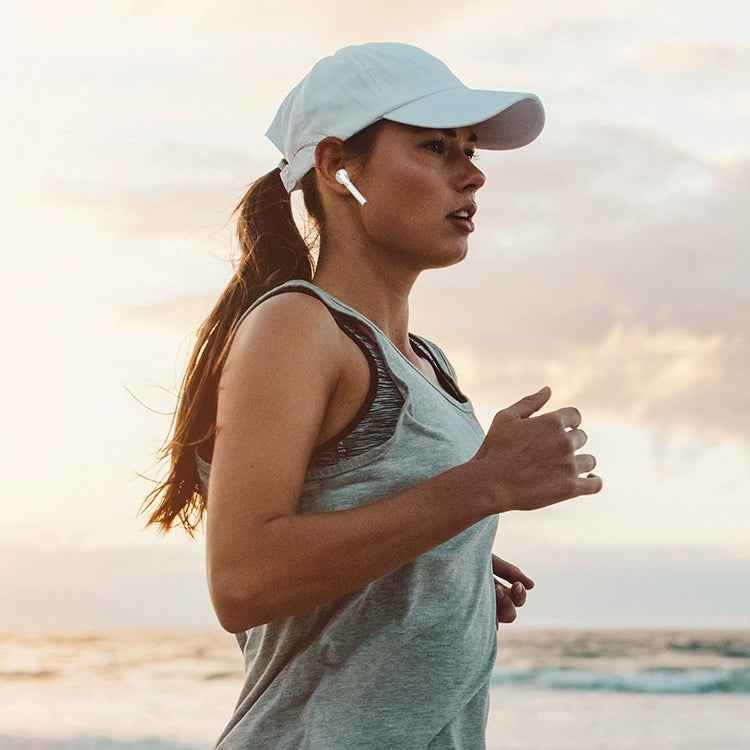 i9 Wireless TWS Sport Bilateral Stereo Bluetooth 5.0 Headset with Charging Box, Push-button Version