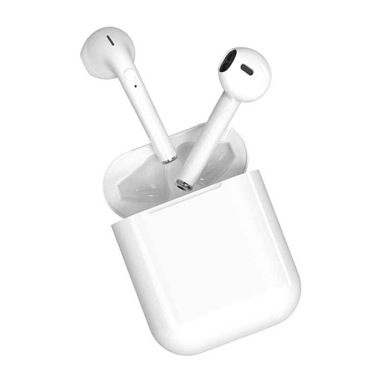 i9 Wireless TWS Sport Bilateral Stereo Bluetooth 5.0 Headset with Charging Box, Push-button Version