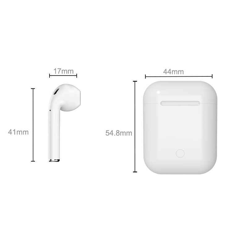 i9 Touch Wireless TWS Sport Bilateral Stereo Bluetooth 5.0 Headset with Charging Box, Touch Version