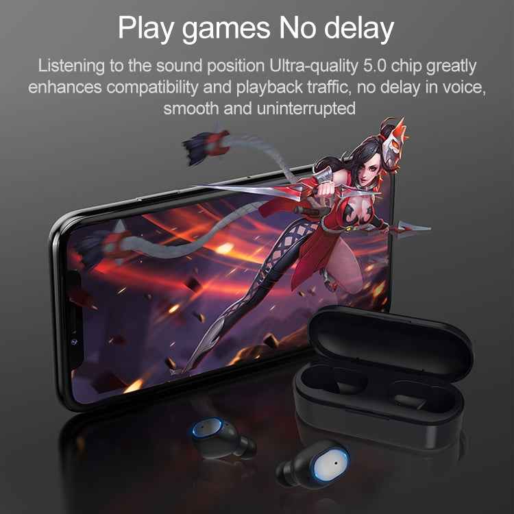 Q2 TWS Bluetooth 5.0 Binaural Stereo Wireless Sports Bluetooth Earphone