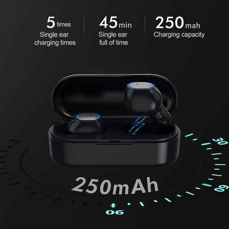 Q2 TWS Bluetooth 5.0 Binaural Stereo Wireless Sports Bluetooth Earphone