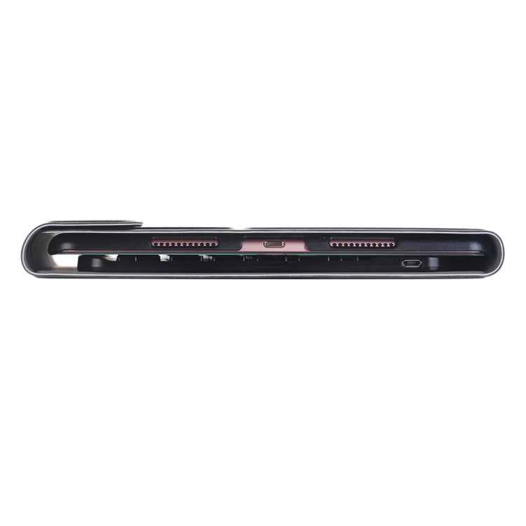 A102 For iPad 10.2 inch Ultra-thin Detachable Bluetooth Keyboard Leather Tablet Case with Stand Function