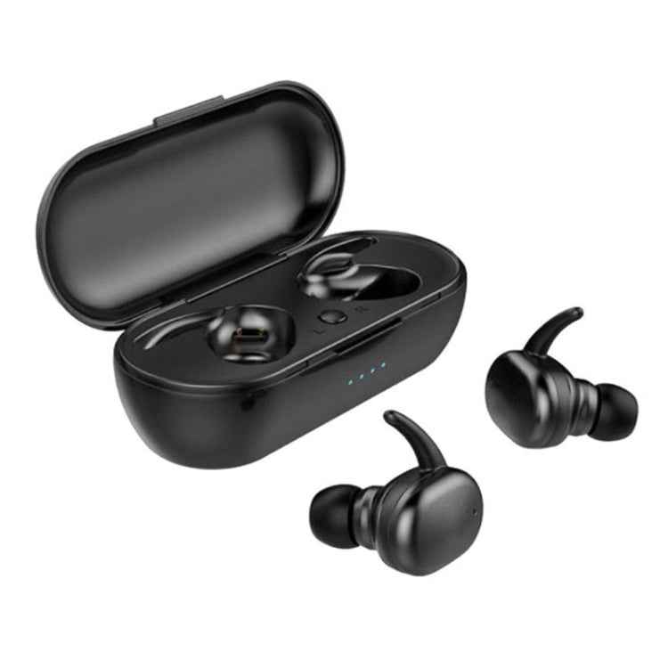 TWS-4 IPX5 Waterproof Bluetooth 5.0 Touch Wireless Bluetooth Earphone with Charging Box, Support HD Call & Voice Prompts