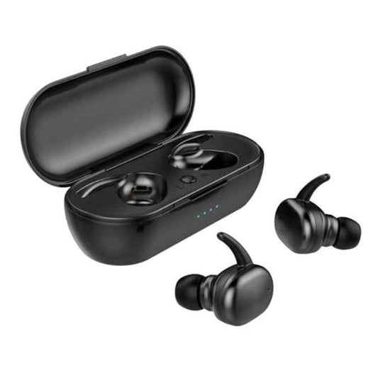 TWS-4 IPX5 Waterproof Bluetooth 5.0 Touch Wireless Bluetooth Earphone with Charging Box, Support HD Call & Voice Prompts