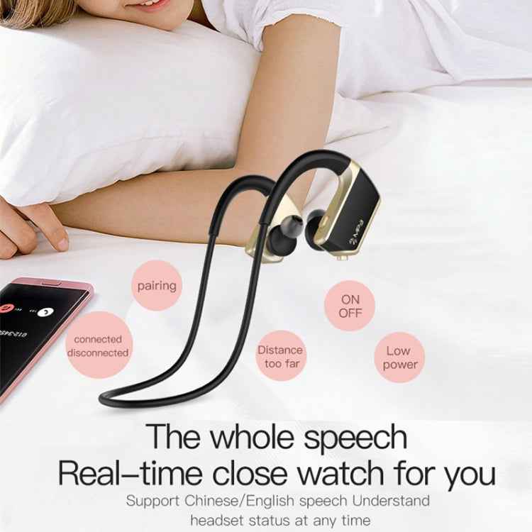 J2 Bluetooth 4.2 Binaural Hanging Type Wireless Sports Bluetooth Earphone, Built-in Memory