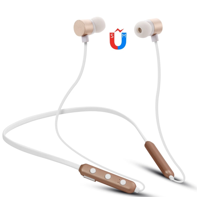 BT-900 Bluetooth 4.2 Hanging Neck Design Bluetooth Headset, Support Music Play & Switching & Volume Control & Answer