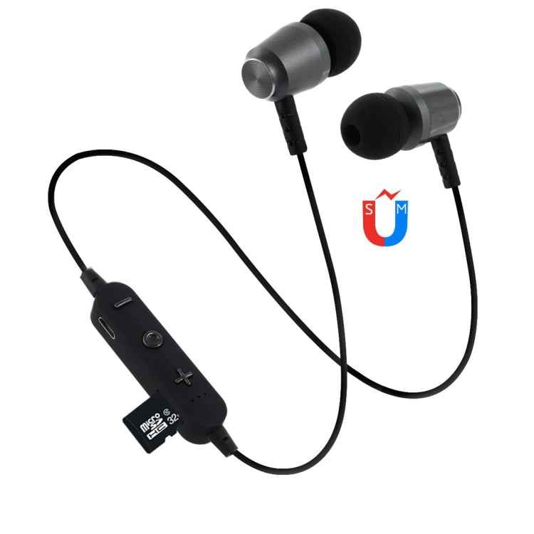 F15 Bluetooth 4.2 Hanging Neck Design Bluetooth Headset, Support Music Play & Switching & Volume Control & Answer