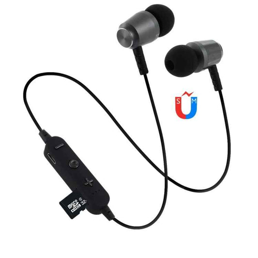 F15 Bluetooth 4.2 Hanging Neck Design Bluetooth Headset, Support Music Play & Switching & Volume Control & Answer
