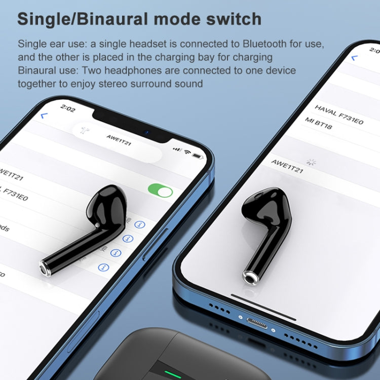 awei T21 Bluetooth V5.0 Ture Wireless Sports TWS Headset with Charging Case