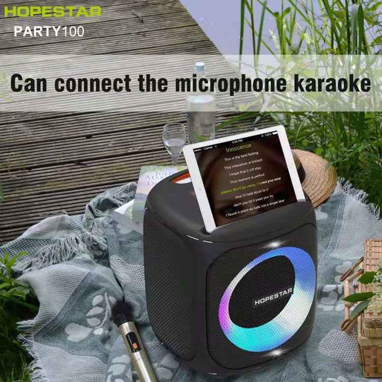 HOPESTAR Party100 Bluetooth 5.0 Portable Waterproof Wireless Bluetooth Speaker with Mobile Charging Function