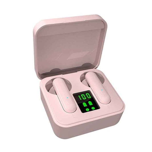 ETE-16 TWS Semi-In-Ear Digital Display Sports Bluetooth Earphones