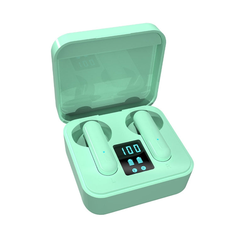 ETE-16 TWS Semi-In-Ear Digital Display Sports Bluetooth Earphones