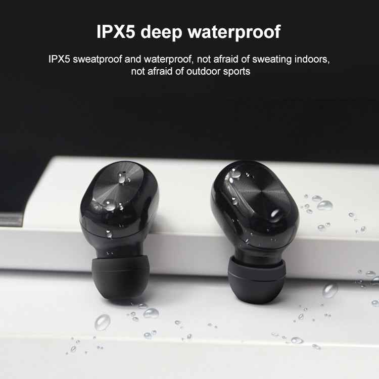 ETE-15 Waterproof Bluetooth 5.0 Binaural Touch Control TWS Wireless Earphones
