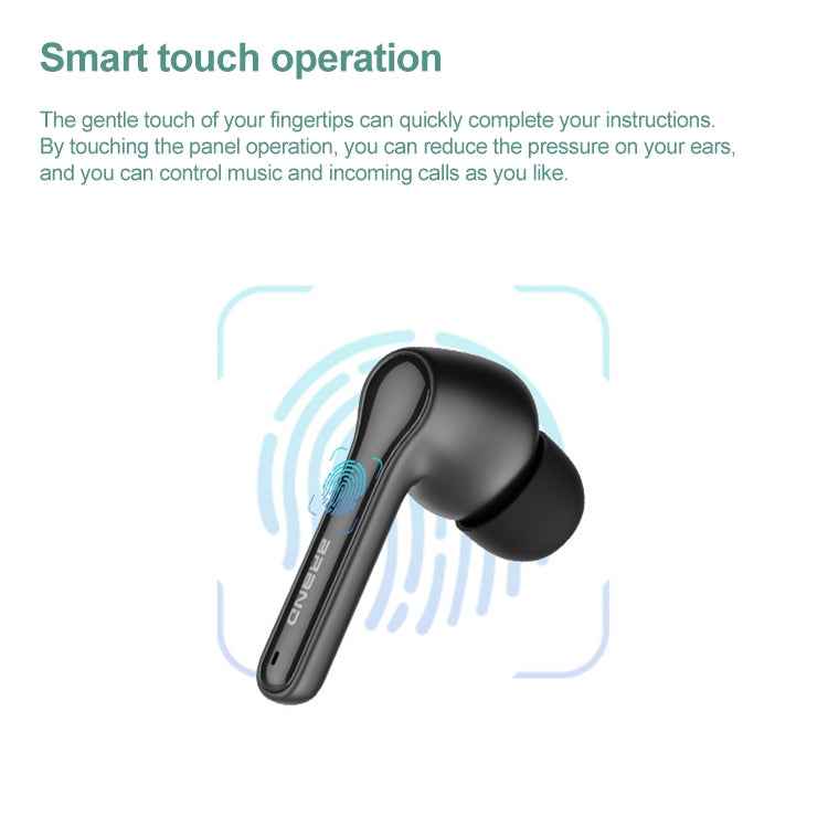 ETE-51 TWS In-Ear Wireless Touch Control Bluetooth 5.0 Sports Earphones