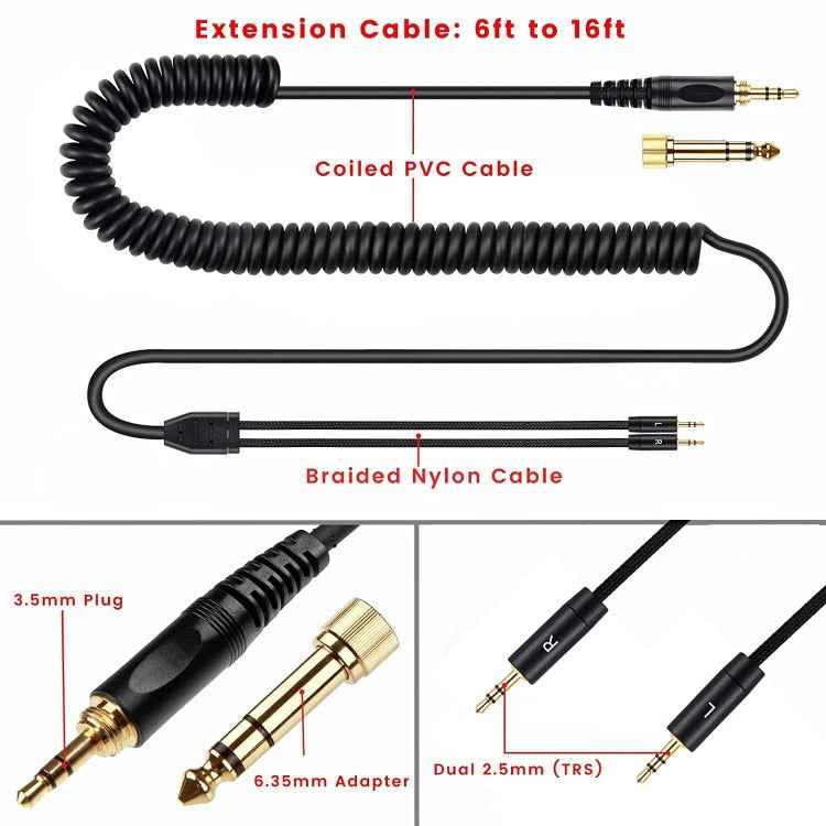 ZS0228 Headphone Audio Cable for HIFIMAN HE400i HE560 1000