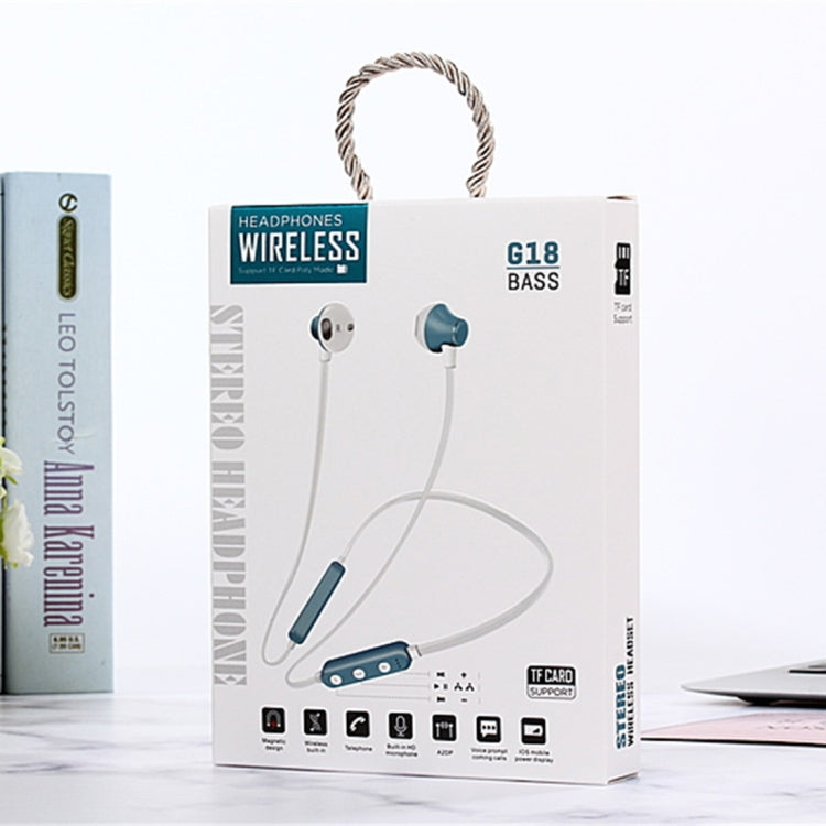 MG-G18 Bluetooth 4.2 Sport Wireless Bluetooth Earphone, Support Card