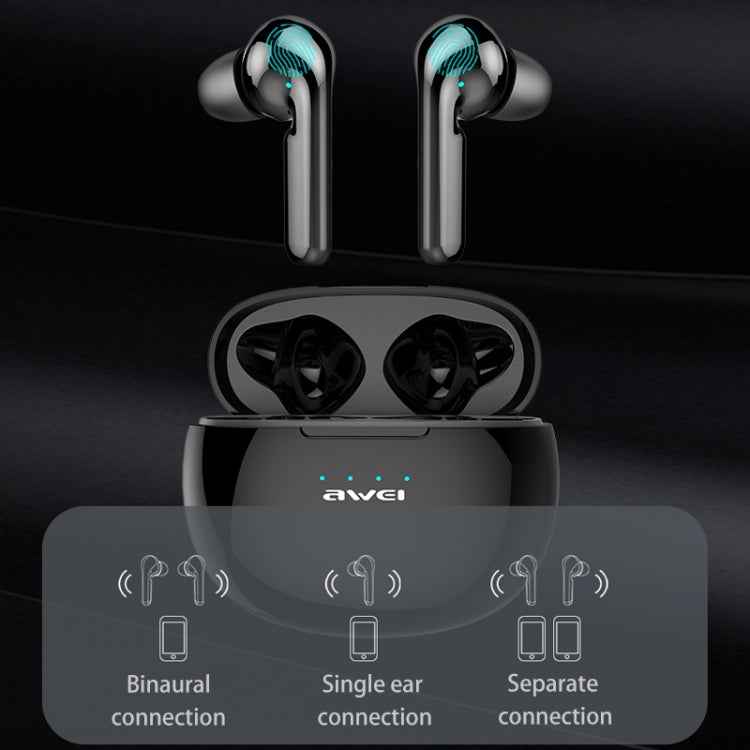 awei T15 TWS Bluetooth V5.0 Ture Wireless Sports Headset with Charging Case