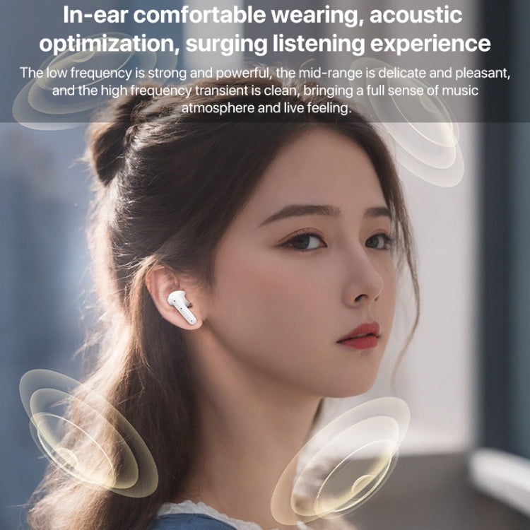Yesido TWS28 ANC+ENC Dual Noise Reduction Smart TWS Wireless Bluetooth Earphone, TWS28 Beige