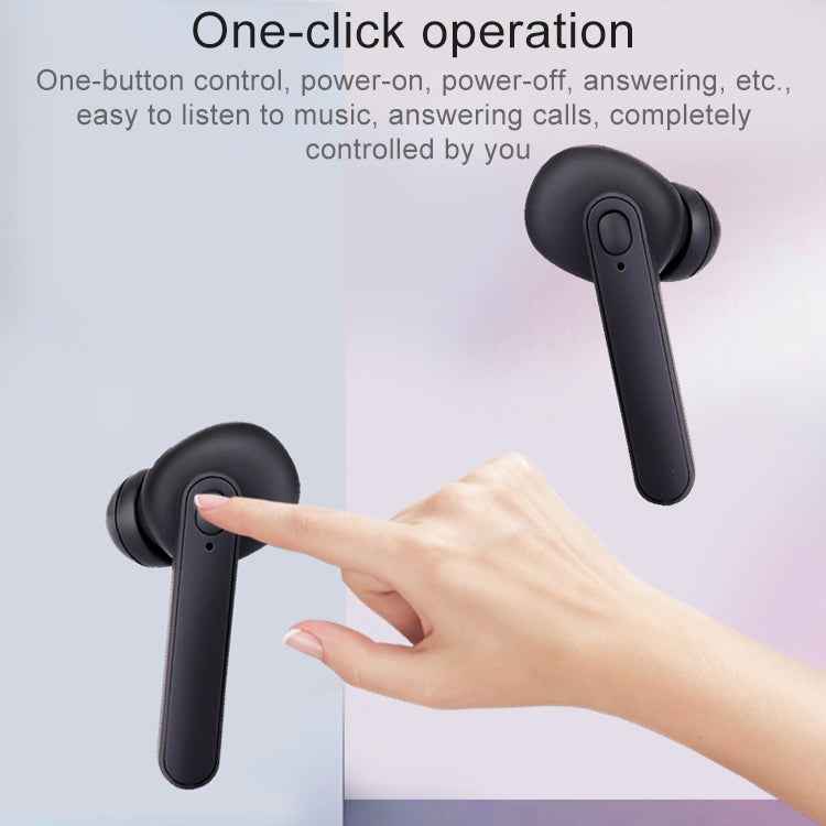 DT-5 IPX Waterproof Bluetooth 5.0 Wireless Bluetooth Earphone with Magnetic Charging Box, Support Call & Power Bank Function