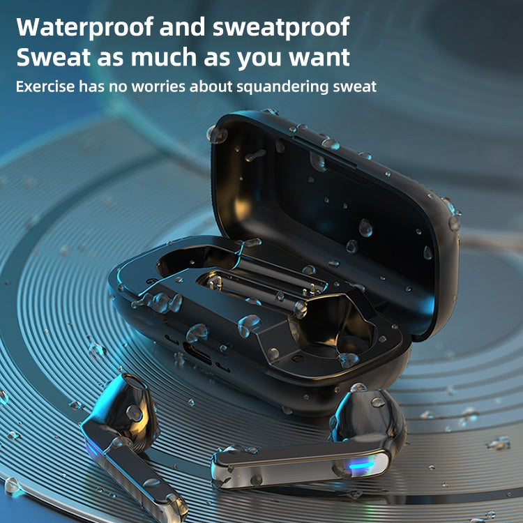 BQ02 TWS Semi-in-ear Touch Bluetooth Earphone with Charging Box & Indicator Light, Supports HD Calls & Intelligent Voice Assistant