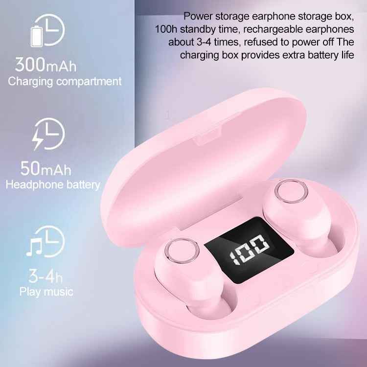 DT-13 Wireless Two Ear Bluetooth Headset Supports Touch & Smart Magnetic Charging